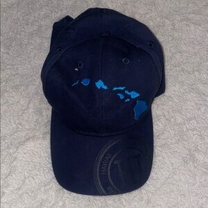 Robin Ruth Navy Blue Hawaii Cap